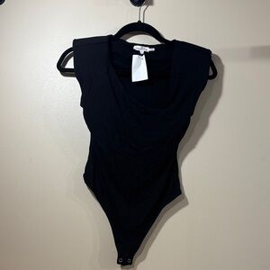 Good American Classic Black Bodysuit